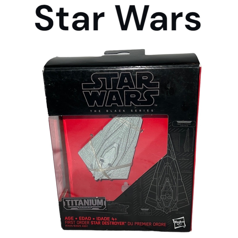 Star Wars Episode VIO Black Series Titanium First Order Star Destroyer NWT